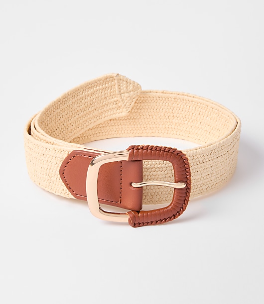 Raffia Stretch Belt display picture 1