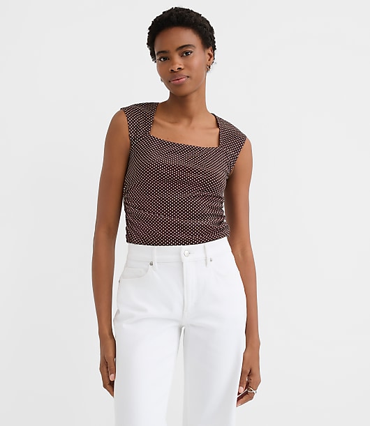 Square Neck Blouse | Loft