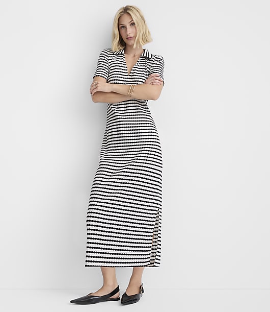 loft black and white dress Marcella | Sleeveless in | Women's Size Medium | Organic Cotton and this cotton poplin dress has them in spades Black Midi & Maxi Dresses