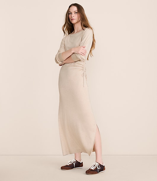 lou & grey softserve slub midi tee dress Loungewear Dresses, Jumpsuits Rompers Alabama