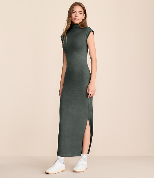 lou and grey velvet dress Hand-Dyed Velvet Empire Dress, Grays