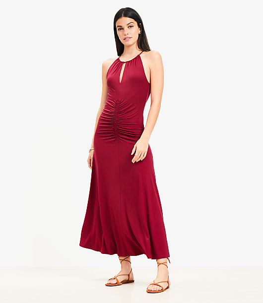slip on dress satin Emerald Maxi with Lace Trim XL / Dark Green date night Long Green Dress - in_stock_not_online Size:US 7.5 - EU 40