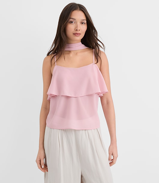 Scarf Tiered Cami
    
