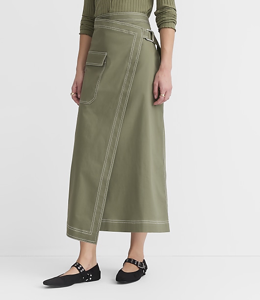 Long Wrap Skirts | Loft