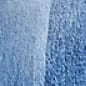 Striped Let Down Hem High Rise Straight Jeans in Original Mid Indigo Wash