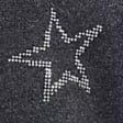 Shimmer Star Relaxed V-Neck Sweater