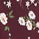 Petite Bouquet Tie Neck Bias Midi Dress