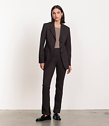 LOFT Versa Ponte Deluxe Flare Pants carousel Product Image