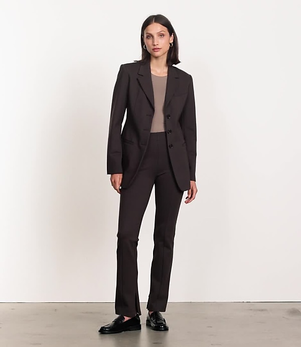 LOFT Versa Ponte Deluxe Flare Pants