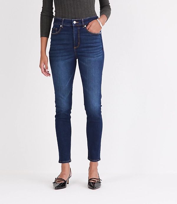 High Rise Skinny Jeans in Vintage Dark Wash